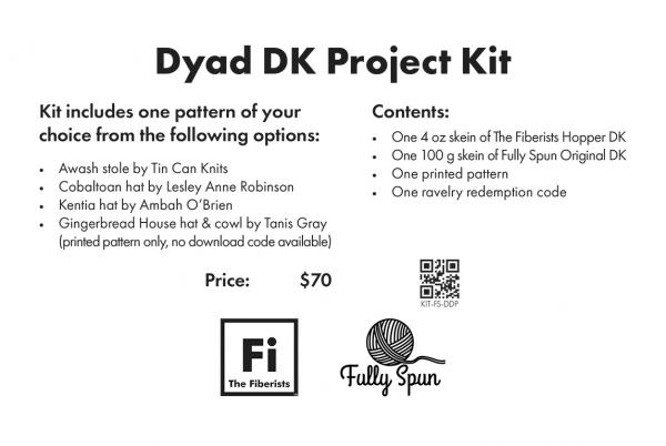 Dyad DK Project Kit - Olive/Kente picture