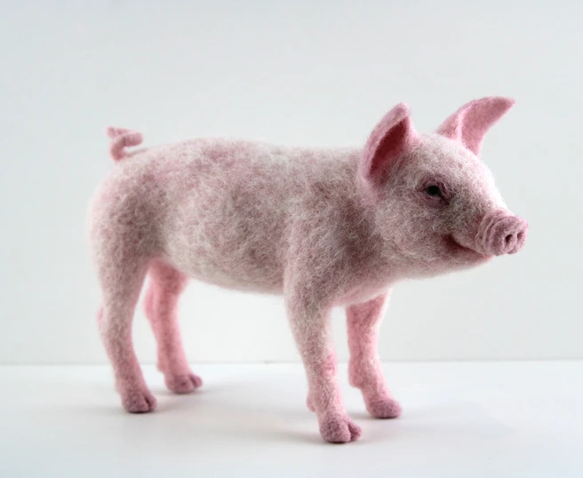 Pippin The Pig | Needle Felting Kit picture