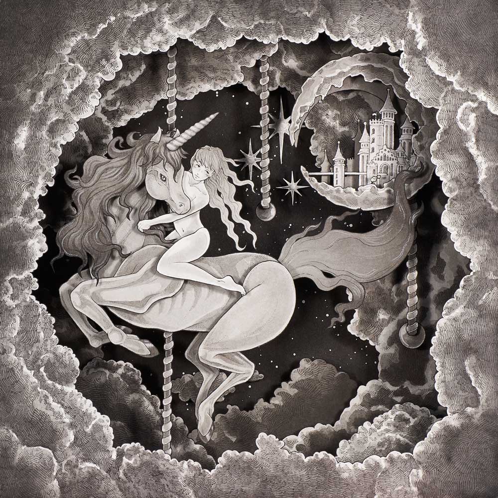 Carousel Dreams limited edition print picture