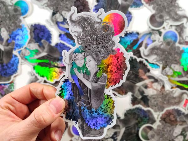 Ritual holographic sticker picture