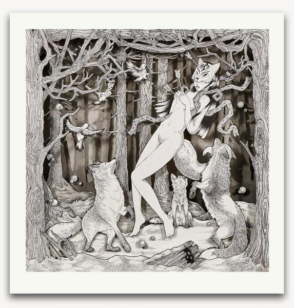 The Hunt limited edition print