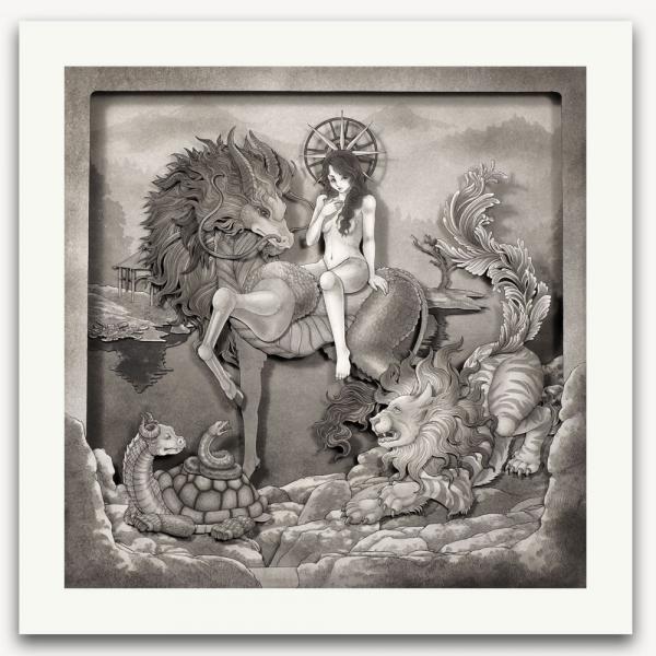 Auspicious Beasts limited edition print picture