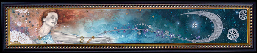 COALESCENCE- Beautiful Framed Giclee on canvas picture