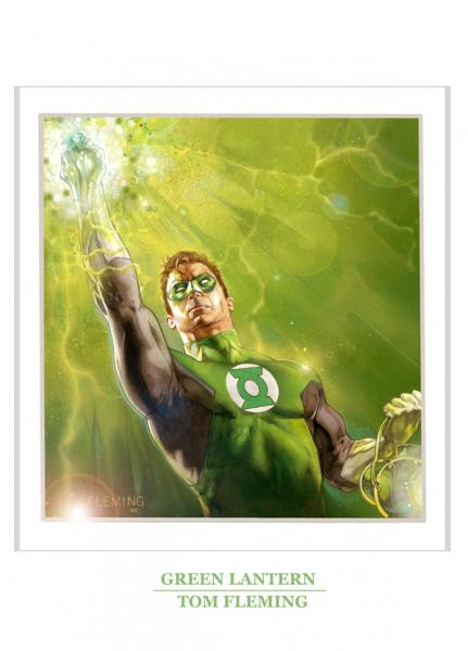 Green Lantern signed print