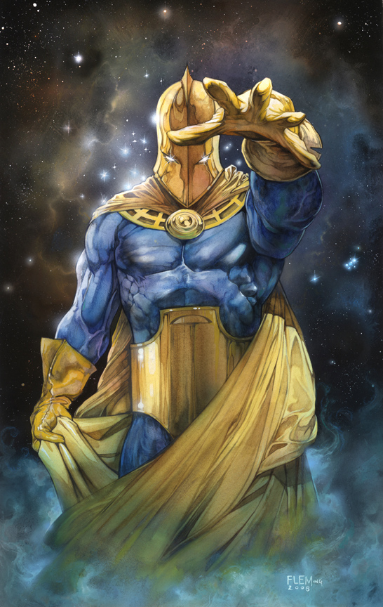 Doctor Fate signed print picture