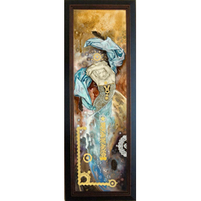 IMAGINATION (Mind)- framed giclee on canvas picture