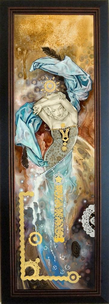 IMAGINATION (Mind)- framed giclee on canvas picture