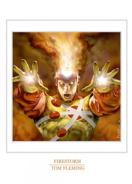 Firestorm signed print picture