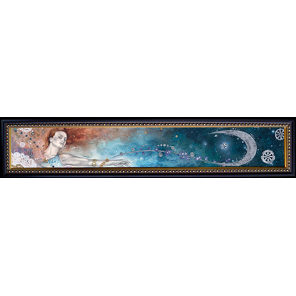 COALESCENCE- Beautiful Framed Giclee on canvas