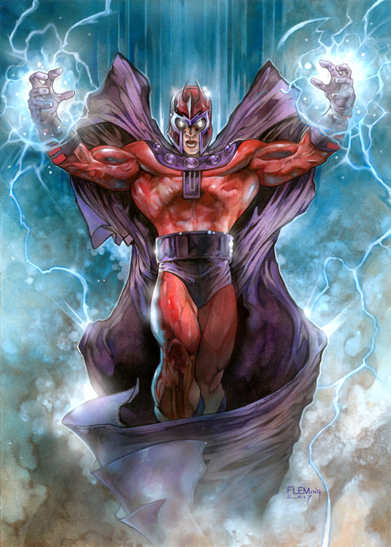 MAGNETO (X-men) SIGNED PRINT