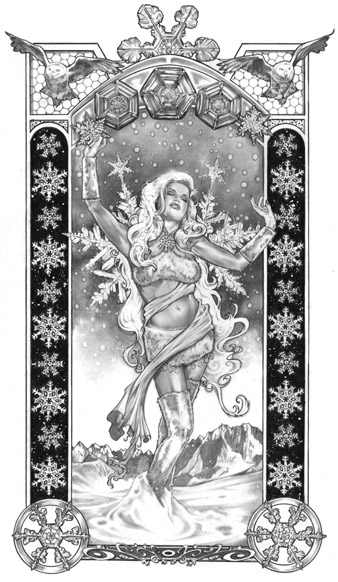 WINTER FAIRY signed Limited Edition Print