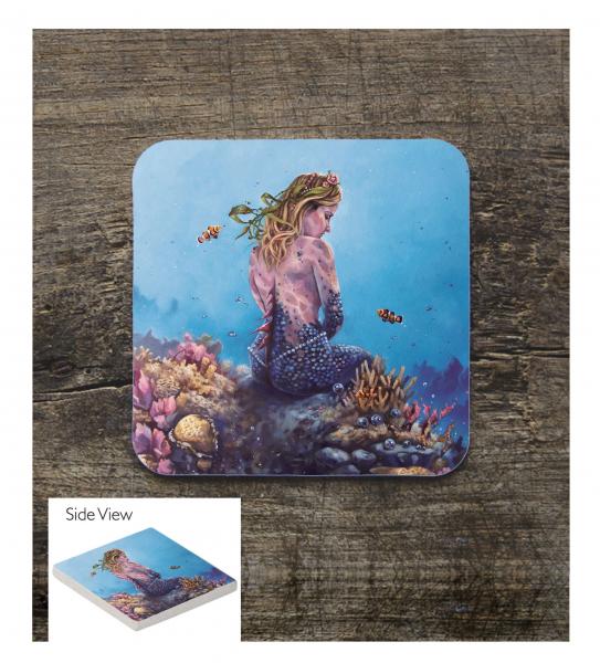 Square Mermaid Table Coasters