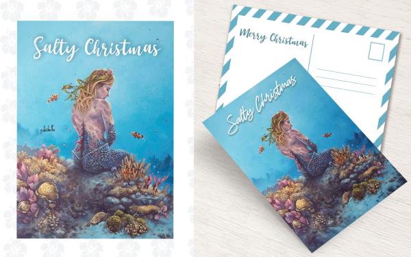 Salty Christmas Cards (Pk of 10)