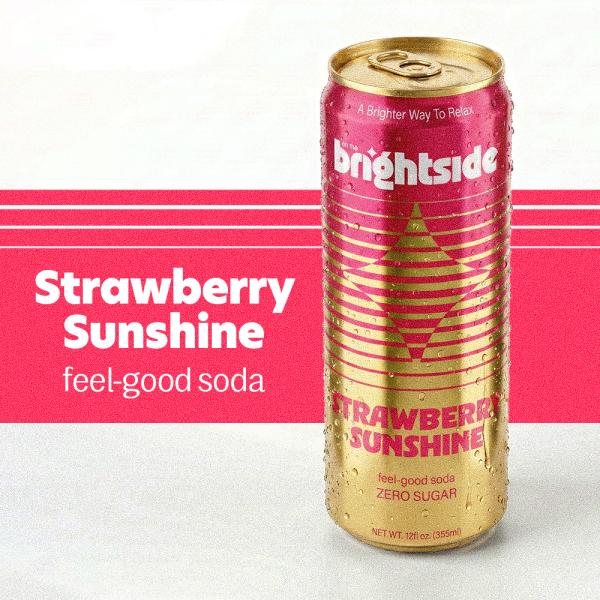 On the Brightside - Strawberry Sunshine - 12pk
