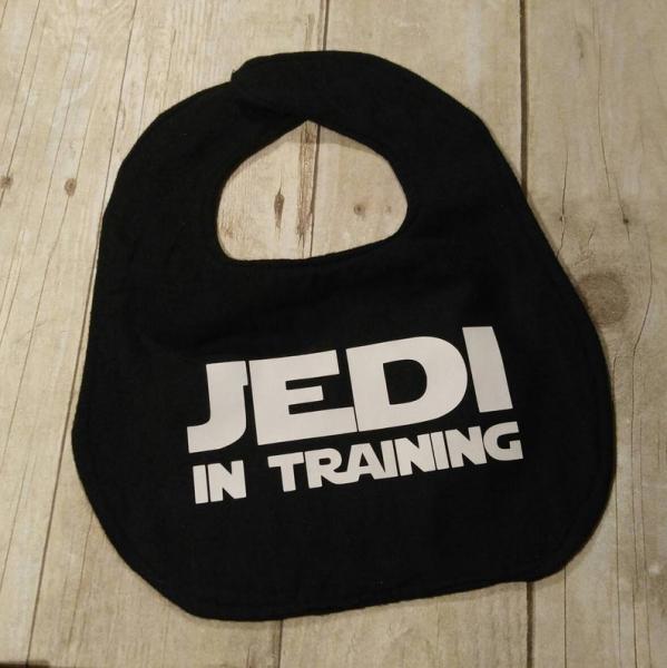 Jedi In Training Star Wars Bib