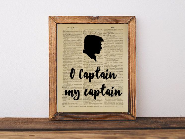 O Captain My Captain Mal Dictionary Page