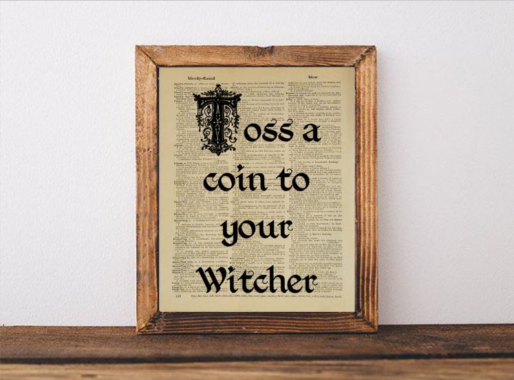 Toss a Coin to Your Witcher Dictionary Page