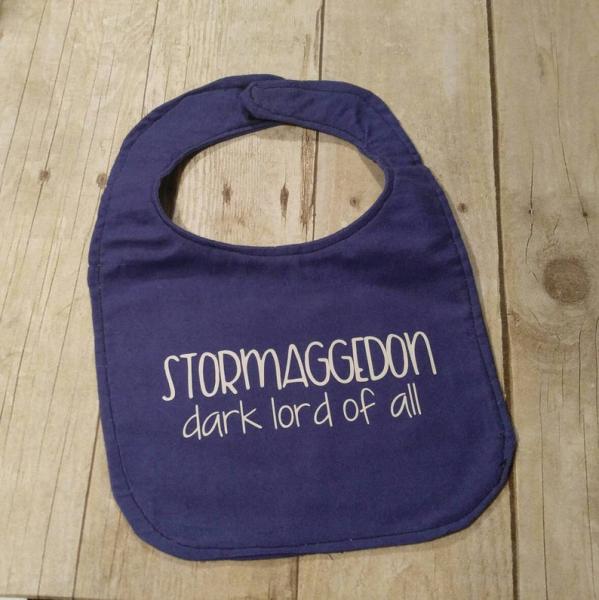 Stormaggedon Dark Lord of All Doctor Who Bib
