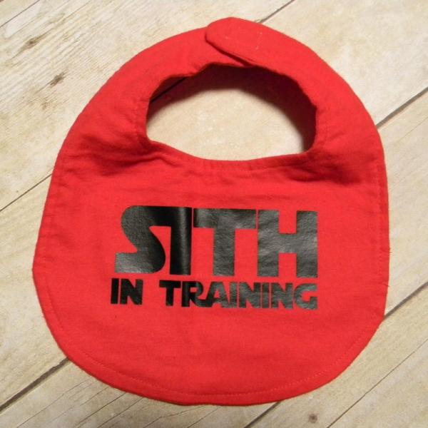 Sith in Training Star Wars Bib picture