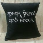 Speak Friend and Enter Small Pillow