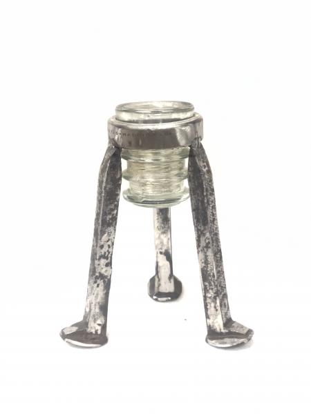 vintage insulator succulant or candle holder