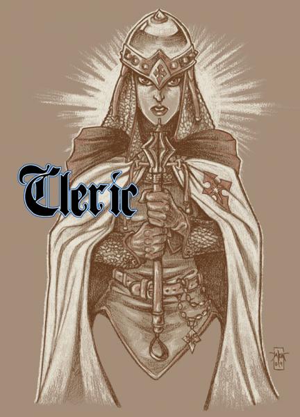 Classic Classes T-Shirt: Cleric picture