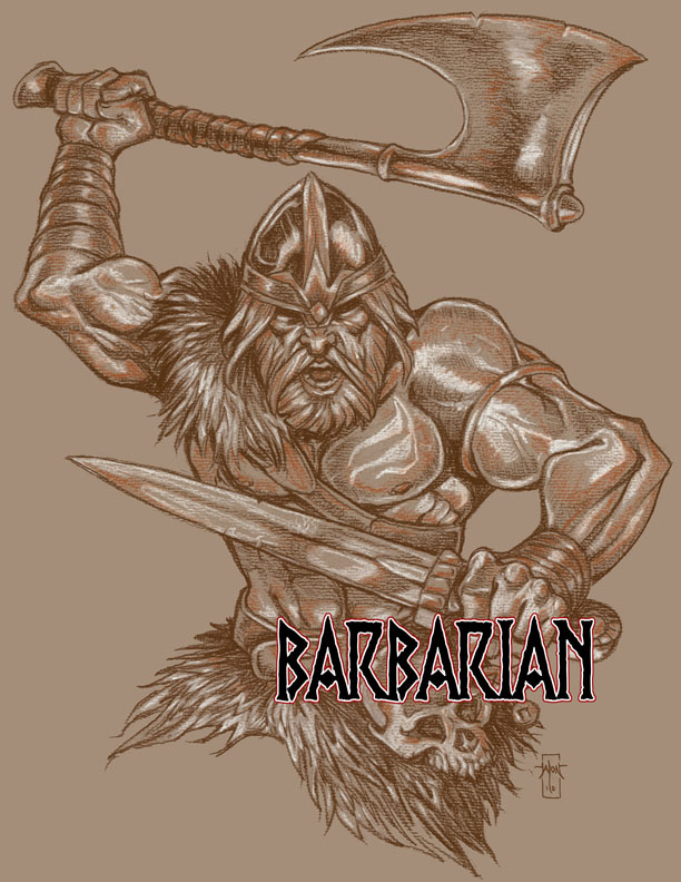 Classic Classes T-Shirt: Barbarian picture