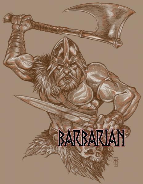 Classic Classes T-Shirt: Barbarian picture
