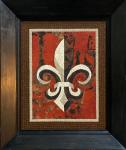 Fleur de lis / Red