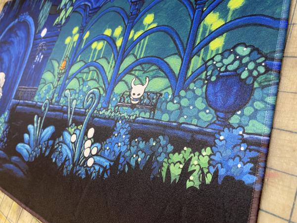 Limited Edition Hollow Knight "Queen's Garden" - Extended Gaming Mat- 14x24 inches picture