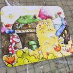 Yoshi Make Eggs - Limited Edition Studio Pen Pen Mouse Pad