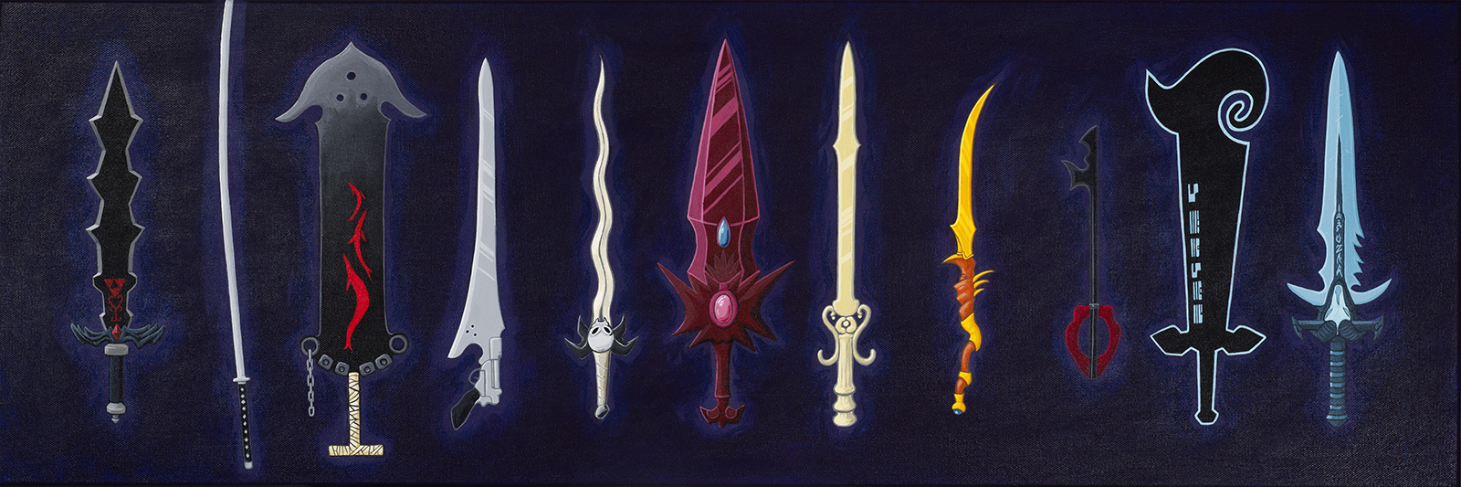 Heroes or Villains Swords - Limited Edition Archival Print picture