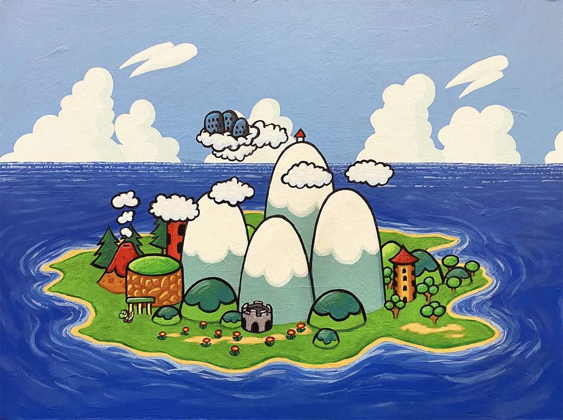 Yoshi's Island: Cave of Chomp Rock - The Actual Island picture