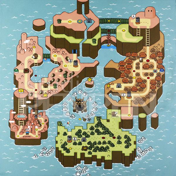 Super Mario World Map picture
