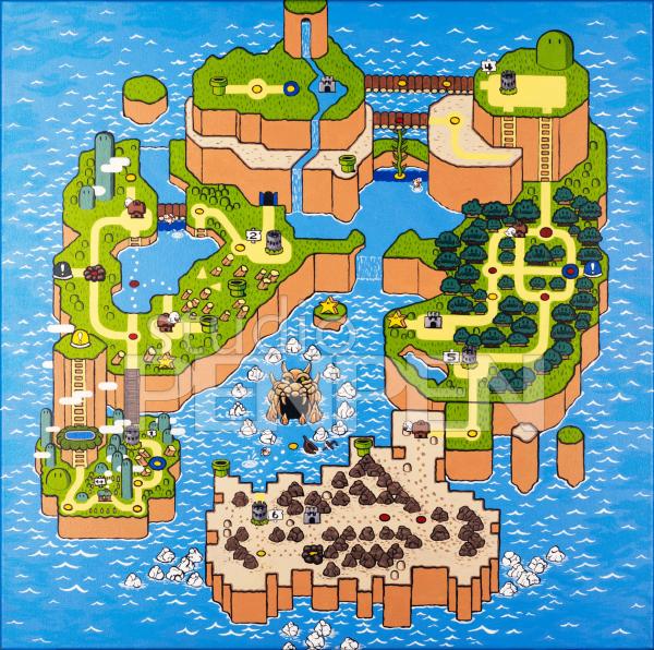 Super Mario World Map picture