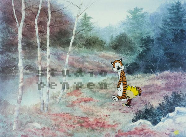 Let's Go Exploring - Calvin & Hobbes Tribute Print picture