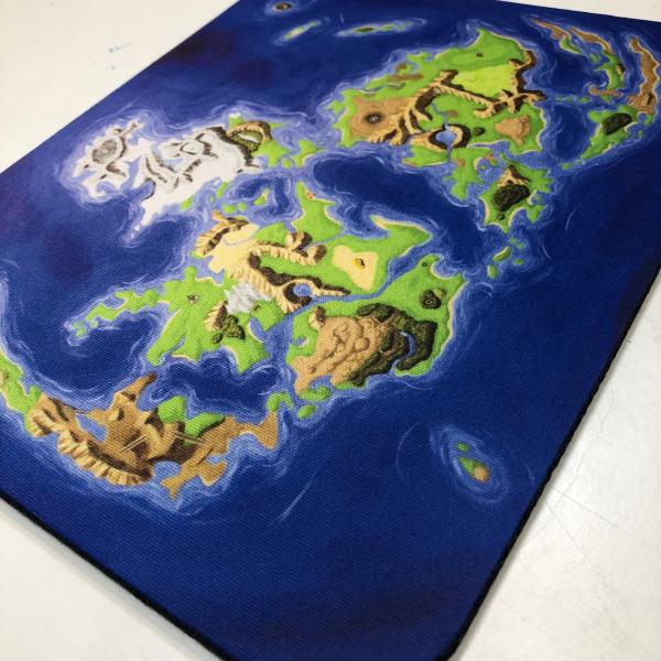 Final Fantasy 7 World Map - Limited Edition Studio Pen Pen Mouse Pad picture
