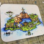 Super Mario RPG Map - Limited Edition Studio Pen Pen Mouse Pad