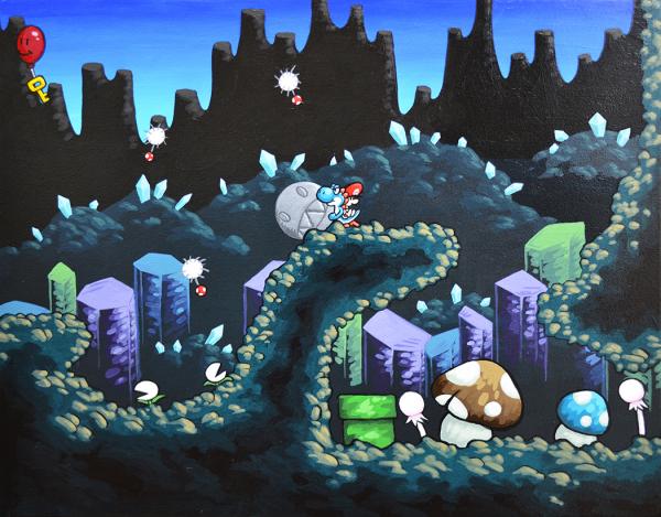 Yoshi's Island: Cave of Chomp Rock - The Actual Island picture