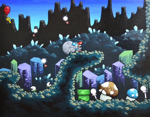 Yoshi's Island: Cave of Chomp Rock - The Actual Island