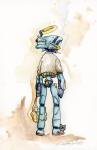 FLCL Tribute Prints - Red or Blue Canti