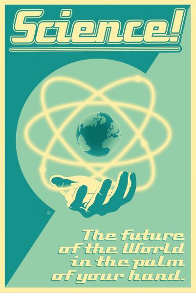 Science! 12x18 POPaganada Poster