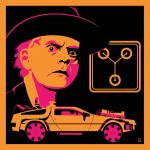 Great Scott 1885 - BTTF3 8x8 Giclee Art Print