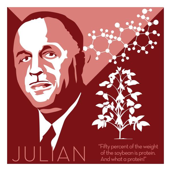 Percy Julian - Eureka Giclee 6x6 Print picture