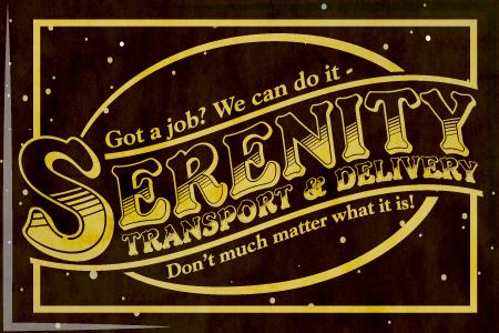 Serenity Transport and Delivery 2x3 Magnet picture