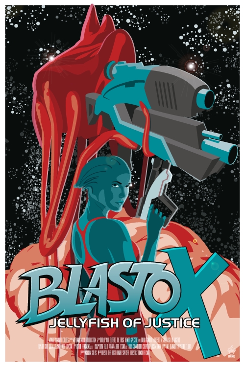 Blasto X Mass Effect Movie Poster - 12x18 POPaganada Print picture