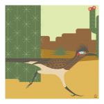 Beep Beep Roadrunner 10x10 Giclee Print