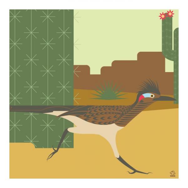 Beep Beep Roadrunner 10x10 Giclee Print picture