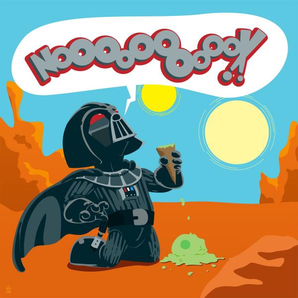 NOOOOOOOOOO! - 8x8 Art Print picture