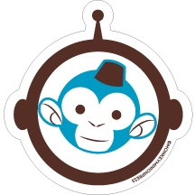 Space Monkey - Vinyl Sticker